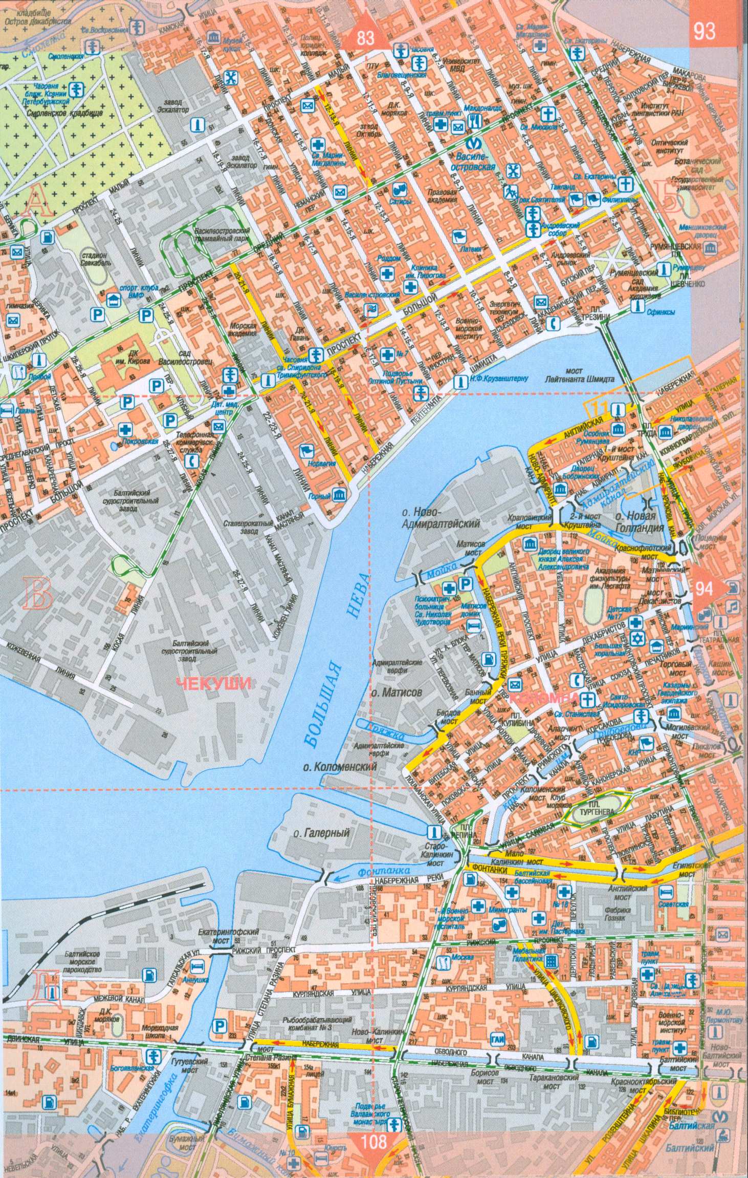Карта санкт петербурга скачать pdf